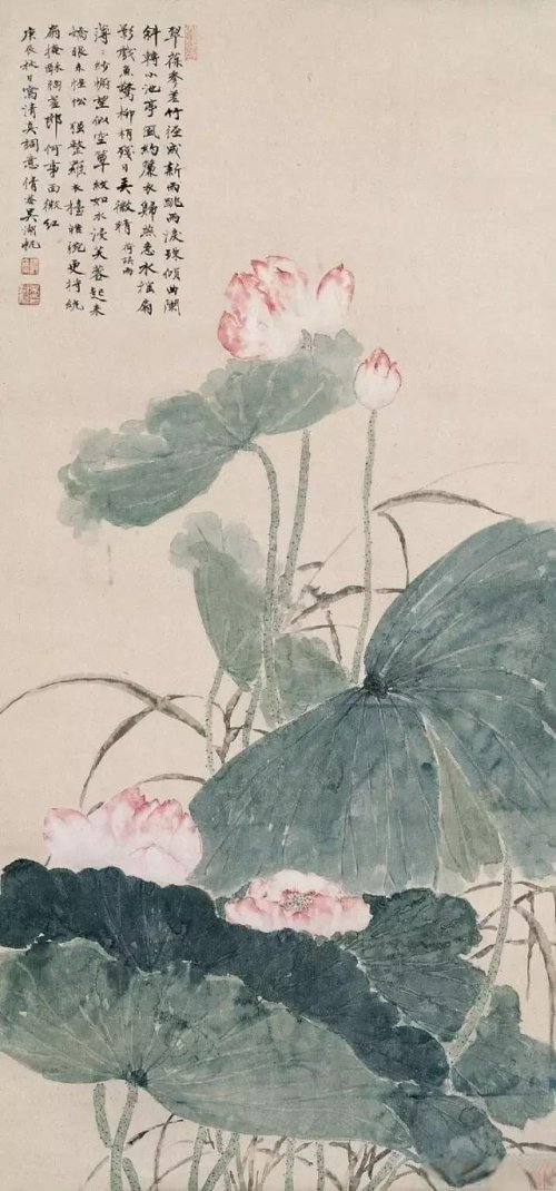 吳湖帆:他把荷花畫成了唐美人 吳湖帆:他把荷花畫成了唐美人