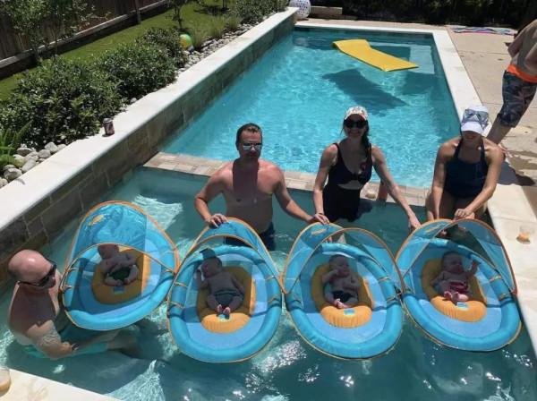 全球僅72例！女子誕下同卵四胞胎，絕了，打麻將永遠不缺人了