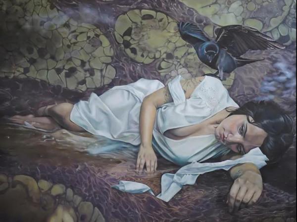 美女畫家超現實主義繪畫作品分享