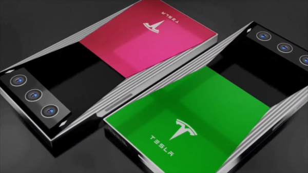 特斯拉跨行了？特斯拉手機渲染圖曝光，外觀設計酷似汽車