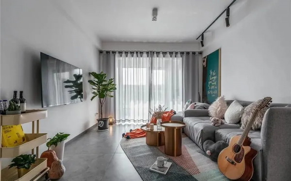 客廳這樣裝真的很加分，不愧是門面擔當，顏值高得可怕