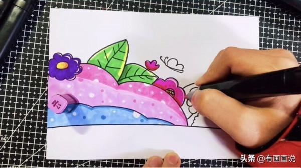 創意兒童畫:分享三款萬能背景畫法,卡通簡筆畫風格,收藏備用 創意兒童畫:分享三款萬能背景畫法,卡通簡筆畫風格,收藏備用