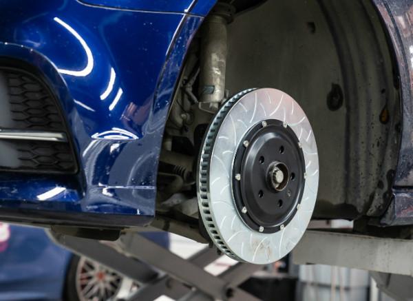 奧迪S3改Brembo GT6前剎車套件BBS輪轂改裝