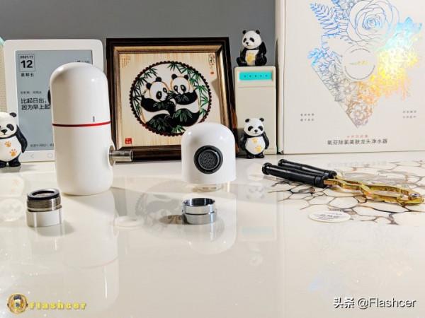 高顏值實力派，純淨水級別安心洗臉，氧芬除氯美膚龍頭淨水器體驗