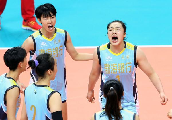 全運會|天津、江蘇會師全運會女排19歲以下組決賽 全運會|天津、江蘇會師全運會女排19歲以下組決賽