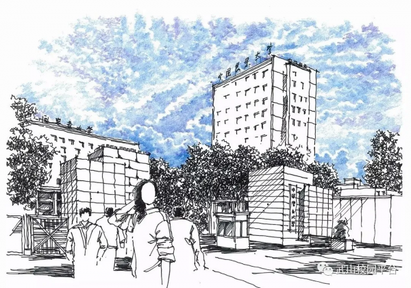 中國大學校門手繪，快來看有沒有你的大學