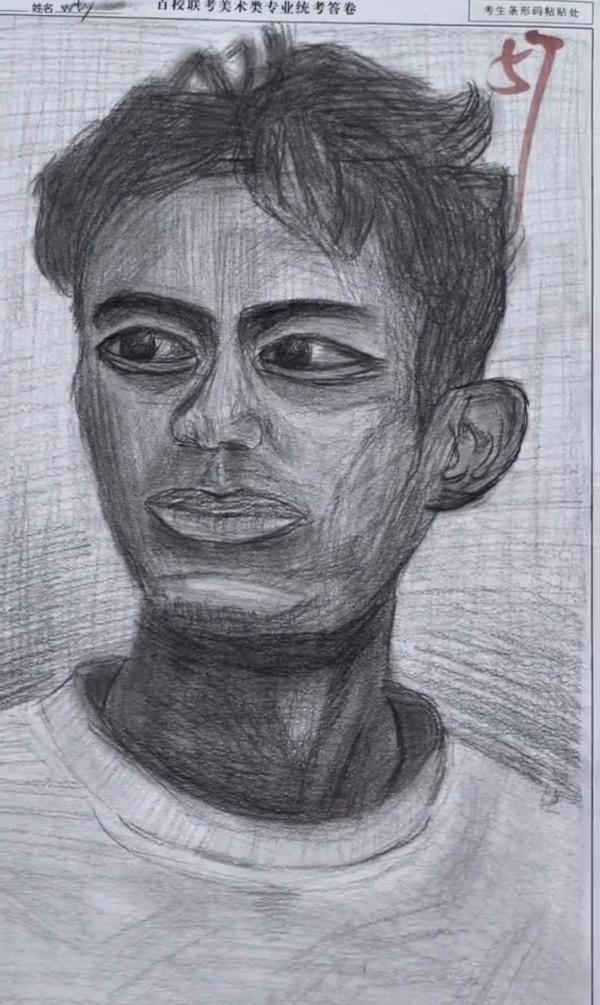 江蘇美術統考模擬試題，靈魂畫手低分作品走紅，看完忘記原本模樣