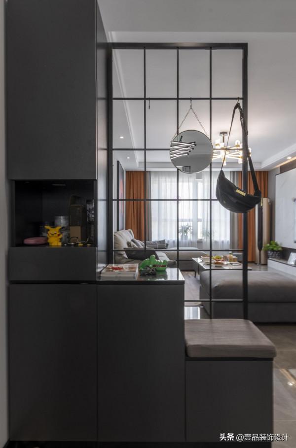 105m²現代簡約婚房，看完工效果，一眼就愛上