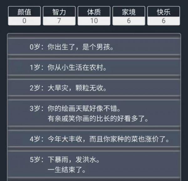 人生重開模擬器：腦洞之大，讓人驚歎