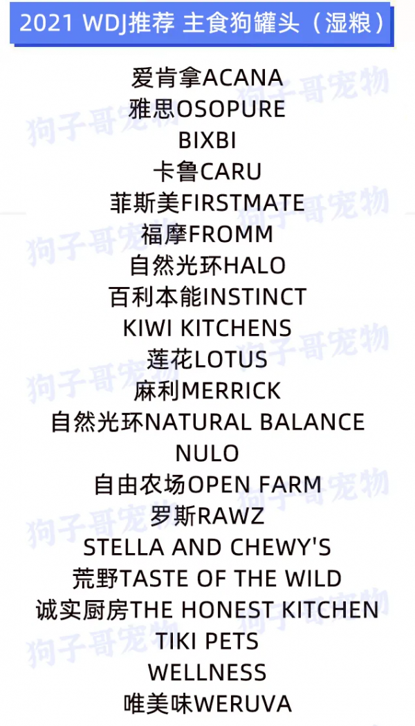 WDJ 2021 推薦主食狗狗罐頭溼糧,貓主人也可參考 WDJ 2021 推薦主食狗狗罐頭溼糧,貓主人也可參考