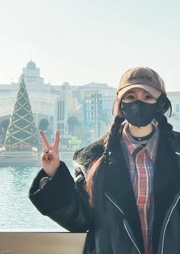 少女感楊冪＃楊冪環球影城＃