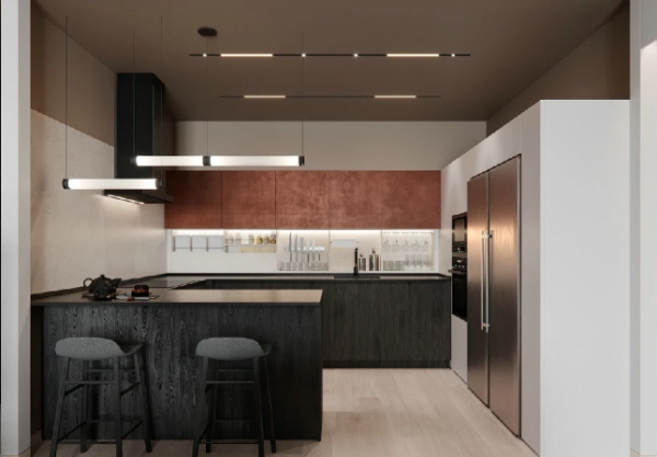 128㎡極簡的魅力，質感生活的極致體現