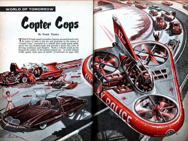 一組50年代對未來裝備的設想圖 一組50年代對未來裝備的設想圖