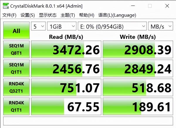 江波龍 FORESEE XP1000 1TB SSD 體驗：主流效能，超低發熱