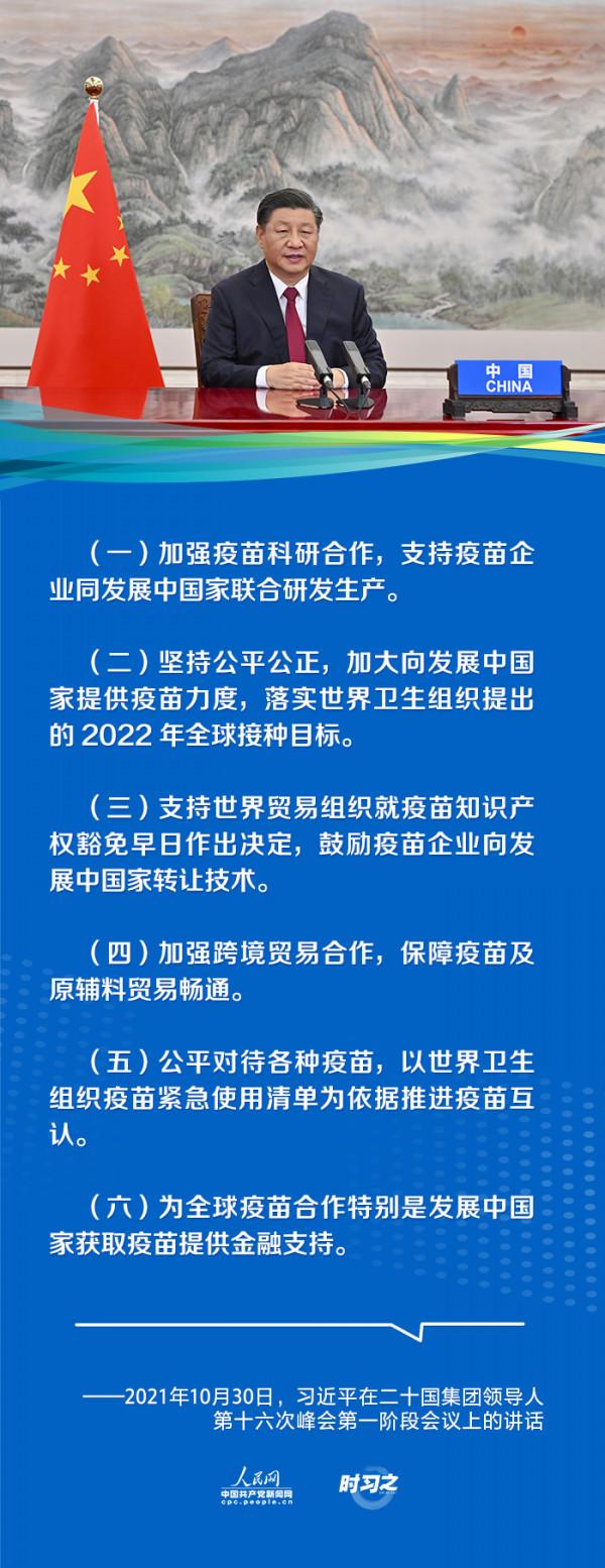 團結合作攜手抗疫 習近平提出全球疫苗合作行動倡議