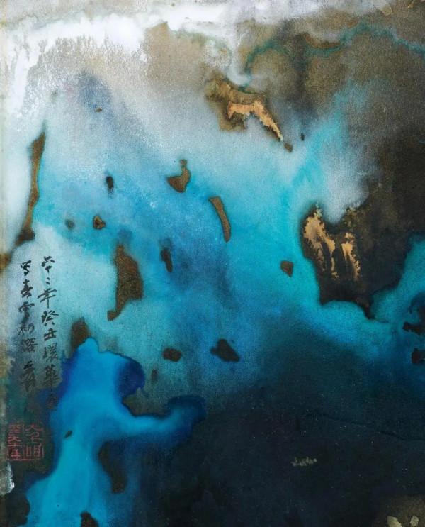 「嘉德香港秋拍」亞洲重要私人珍藏——張大千潑彩《春雪初溶》 「嘉德香港秋拍」亞洲重要私人珍藏——張大千潑彩《春雪初溶》