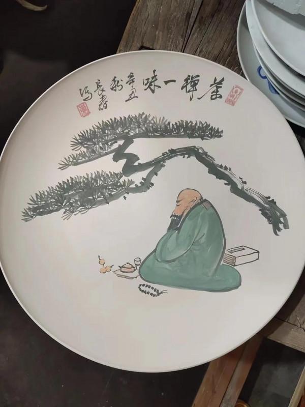 大寫意不在宣紙上也一樣美—-畫家曹長春作品欣賞