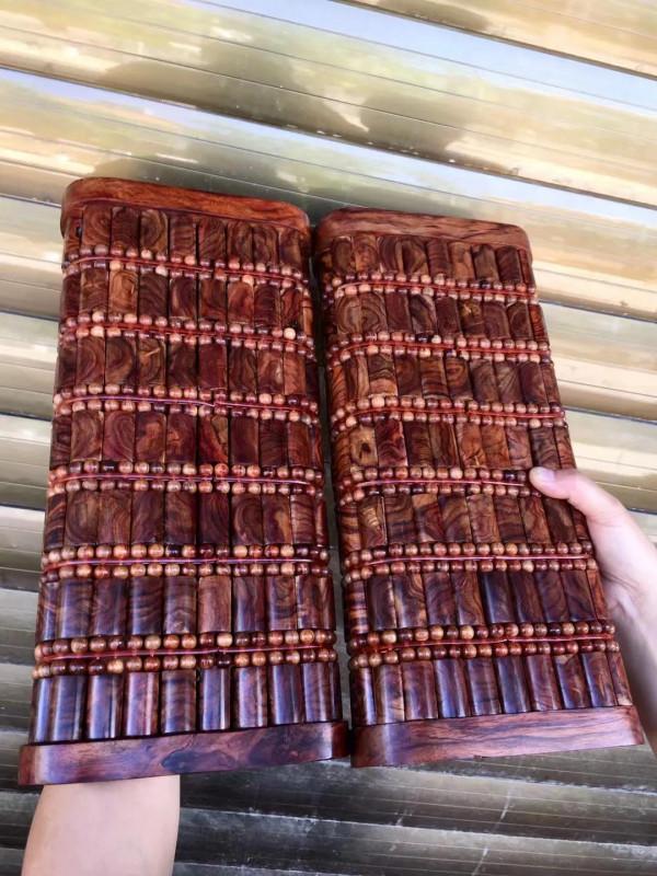 夏天用涼枕，海南黃花梨的！好漂亮的東西