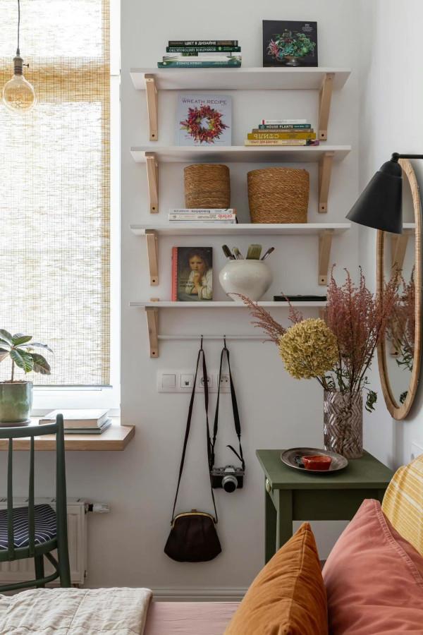 木色與白色經典搭檔,綠色提升空間自然幸福感,65平兩室生動之家 木色與白色經典搭檔,綠色提升空間自然幸福感,65平兩室生動之家