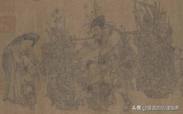 藝術小知識：從《貨郎圖》瞭解古代的流動式地攤