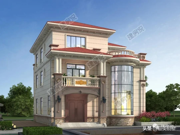 2022年繼續努力，熱愛生活，這款帶電梯的歐式別墅送給你