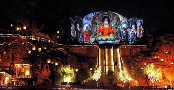 山體投影一部講述景區人文山水的科技畫卷 山體投影一部講述景區人文山水的科技畫卷