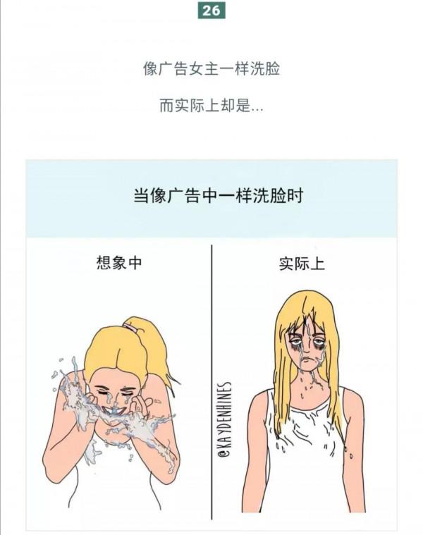 漫畫：真實的生活與想象差距有多大