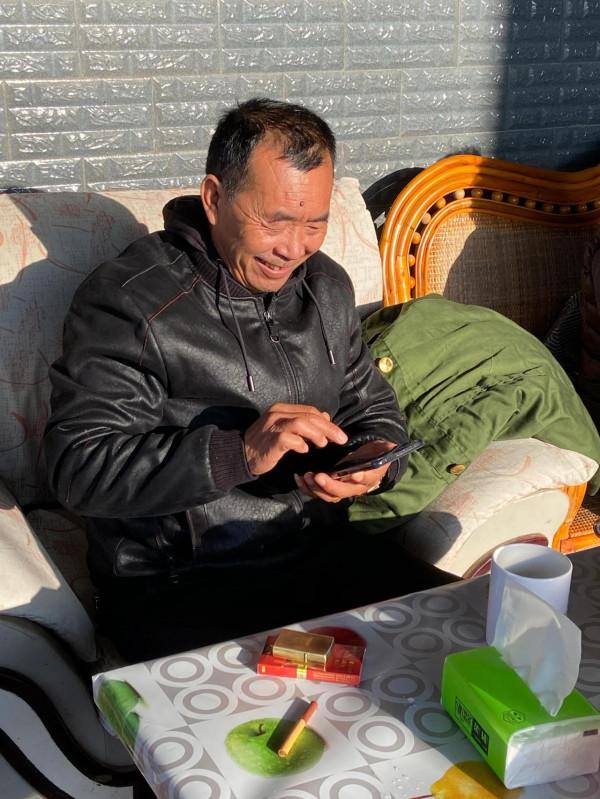 一個老兵的笑容