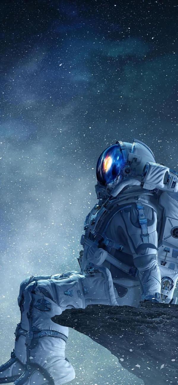 宇航員桌布｜總有一場相遇，帶著溫柔奔赴而來