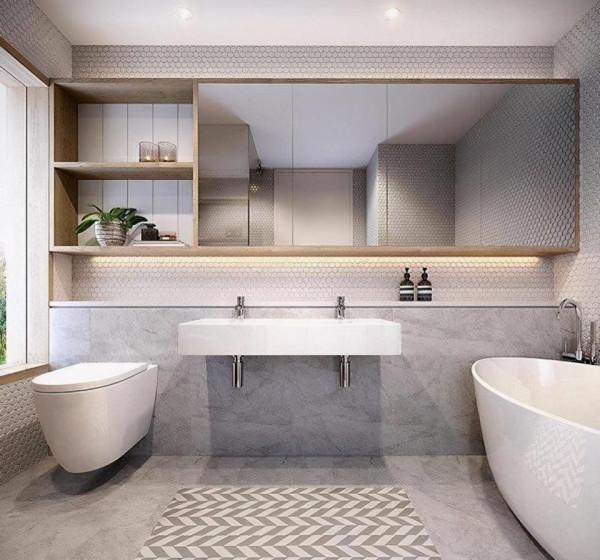 在馬桶上面做文章，榨乾衛生間的每一寸空間，多出不止3㎡