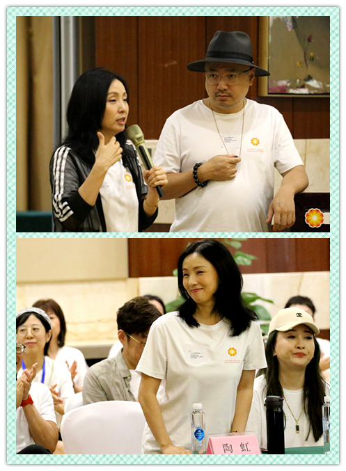 陶虹的生圖還是很美的，穿很普通的白色服裝，依舊看不出真實年紀