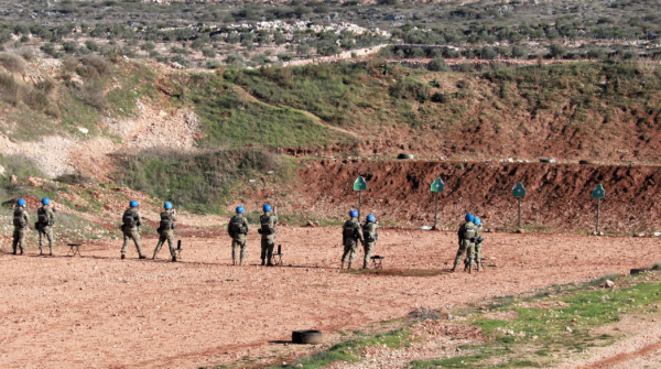 中國第20批赴黎維和醫療分隊首次組織實彈射擊訓練