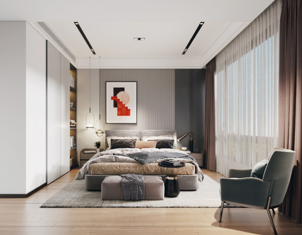 140㎡現代輕奢複式，溫馨兼併舒適，精緻而有生活品味