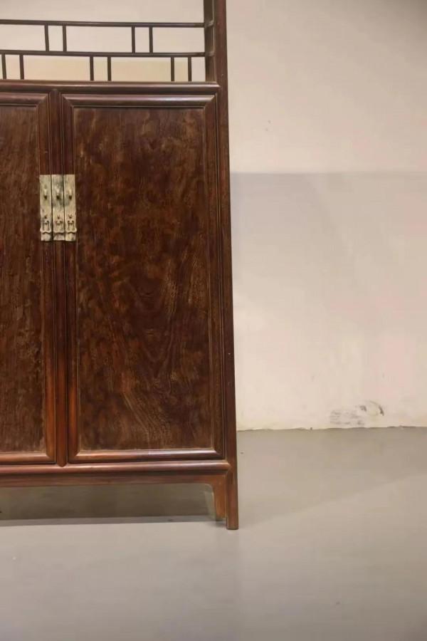 鐵力木 書櫃，櫸木書櫃