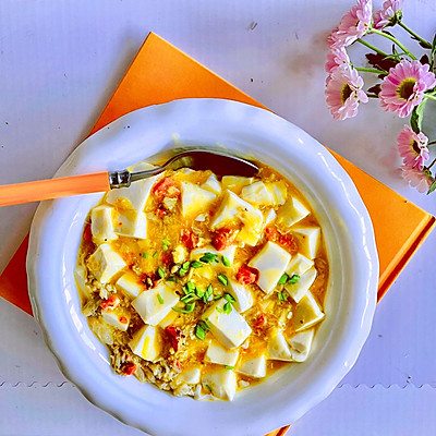 #我心中的冬日限定#蟹粉豆腐 #我心中的冬日限定#蟹粉豆腐