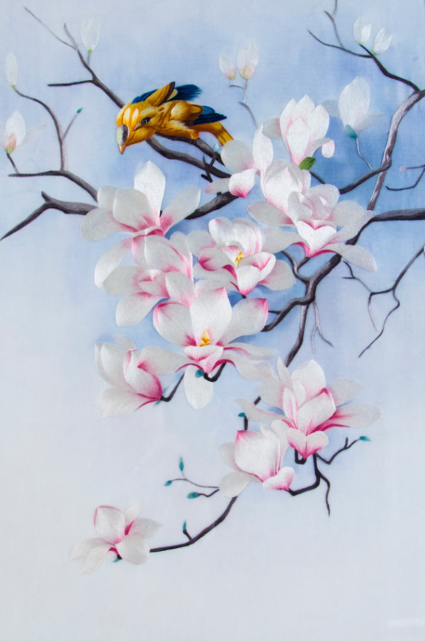 進門玄關畫怎麼選？鳥語花香人間仙境也不過如此