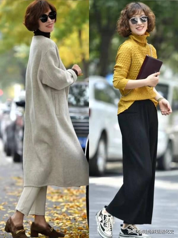 今年流行一種新褲子，叫“蓋住一半鞋”！顯高顯瘦，50、60歲很美