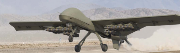 可掛16枚導彈，具備野戰短距起降能力，“莫哈維”無人機正式亮相