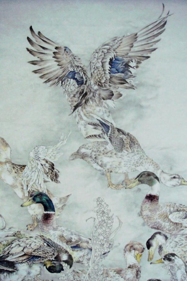 國畫名家陳東山工筆花鳥