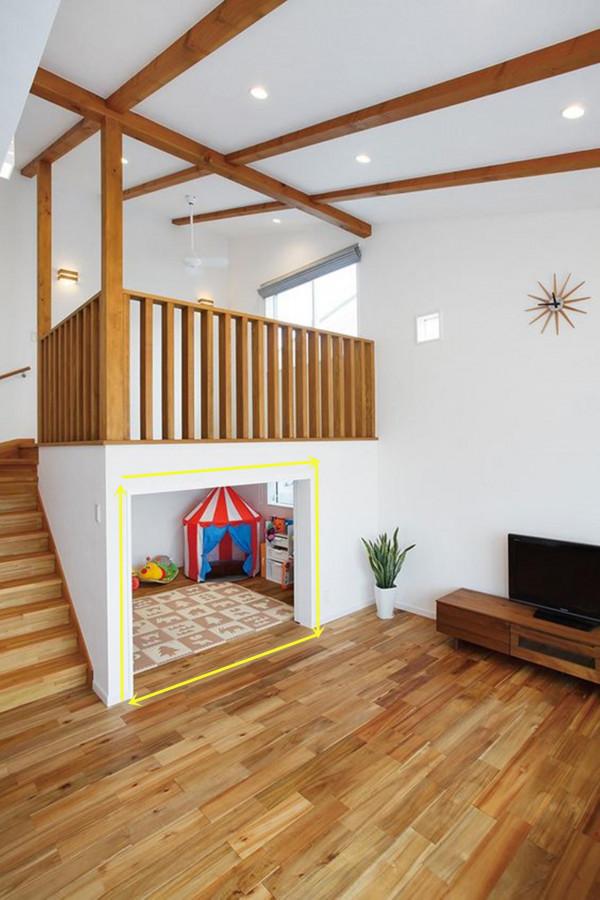日本房子裝修“高段位”,樓梯下方專門留給孩子玩,人性化的設計 日本房子裝修“高段位”,樓梯下方專門留給孩子玩,人性化的設計