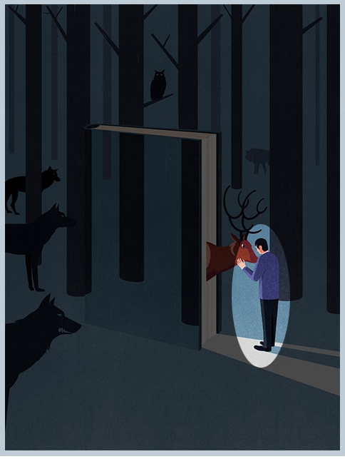 看圖測驗：視線最後停留的位置，暗示著有一個人在背後偷偷傷害你