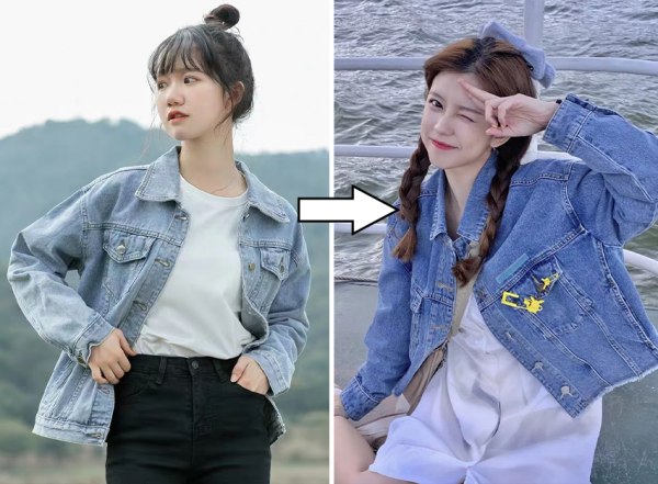 早春的第一件薄外套！小個子照著這樣穿，顯高又氣質