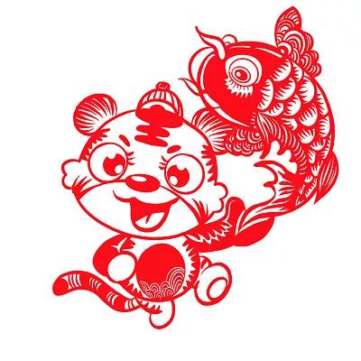 2022年《虎年剪紙集》欣賞