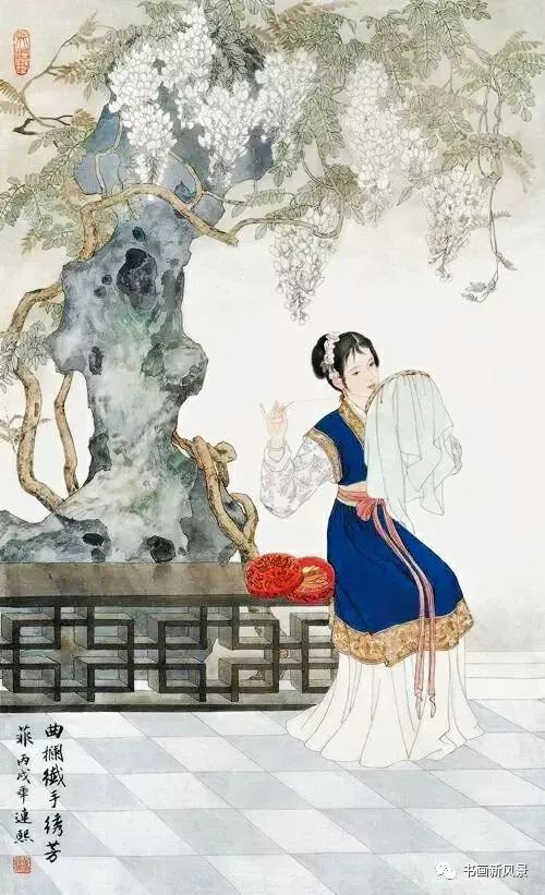 把24節氣，畫成紅樓美人