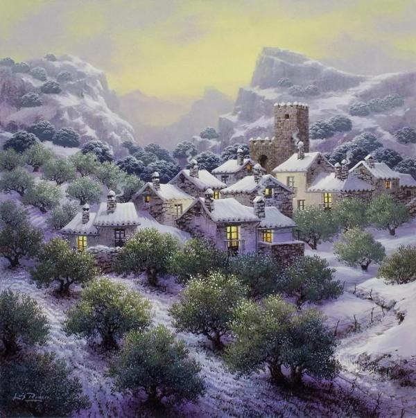 不是黑色的夜景，路易斯·羅梅羅的作品欣賞