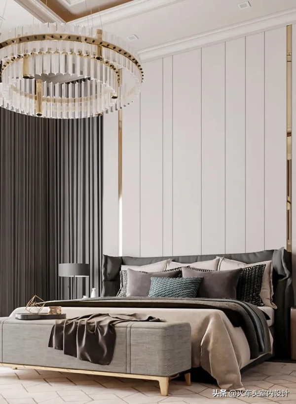這些輕奢系臥室裝修設計真美
