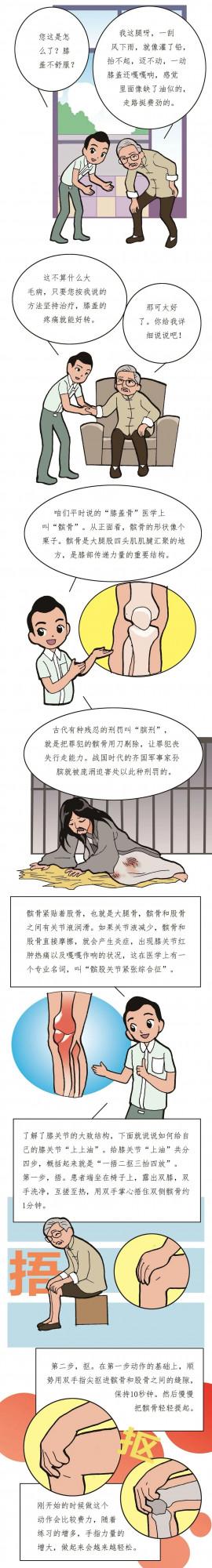 勤給膝蓋&OpenCurlyDoubleQuote;上上油&rdquo;