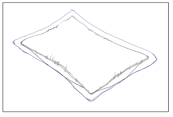 動漫枕頭怎麼畫？教你枕頭靠枕線稿的畫法教程