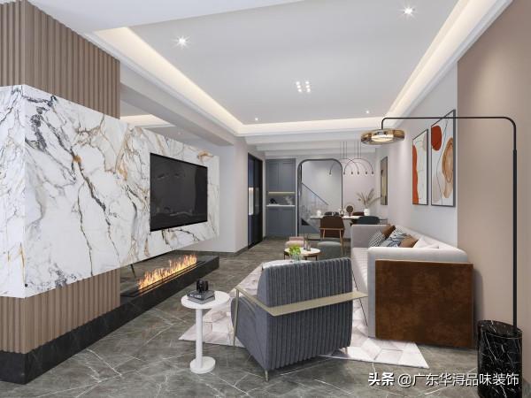 160平米現代輕奢風,多重設計元素,混搭出時尚效果 160平米現代輕奢風,多重設計元素,混搭出時尚效果