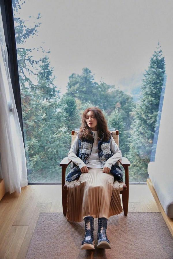 蔡文靜羊毛卷秋日雜誌封面 蔡文靜羊毛卷秋日雜誌封面